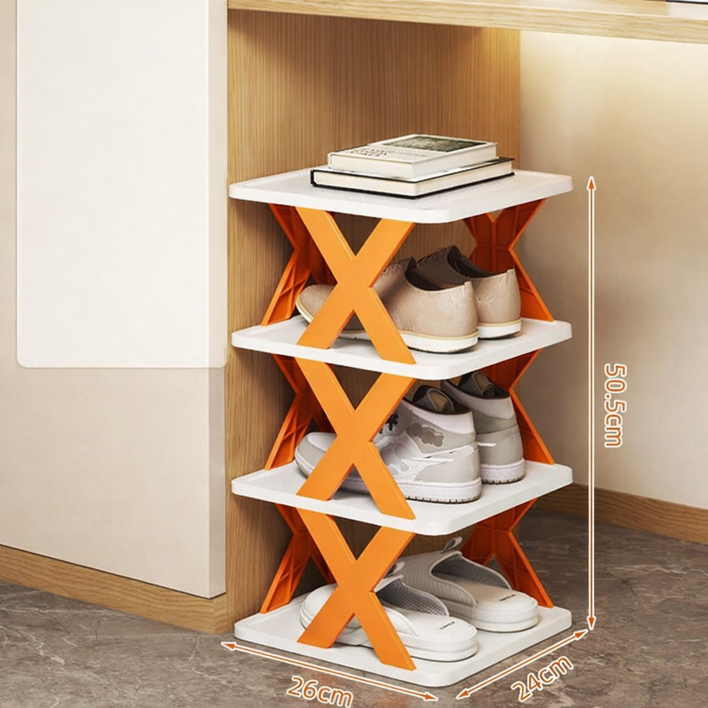 Foldable Multi-Color Shoe Organizer