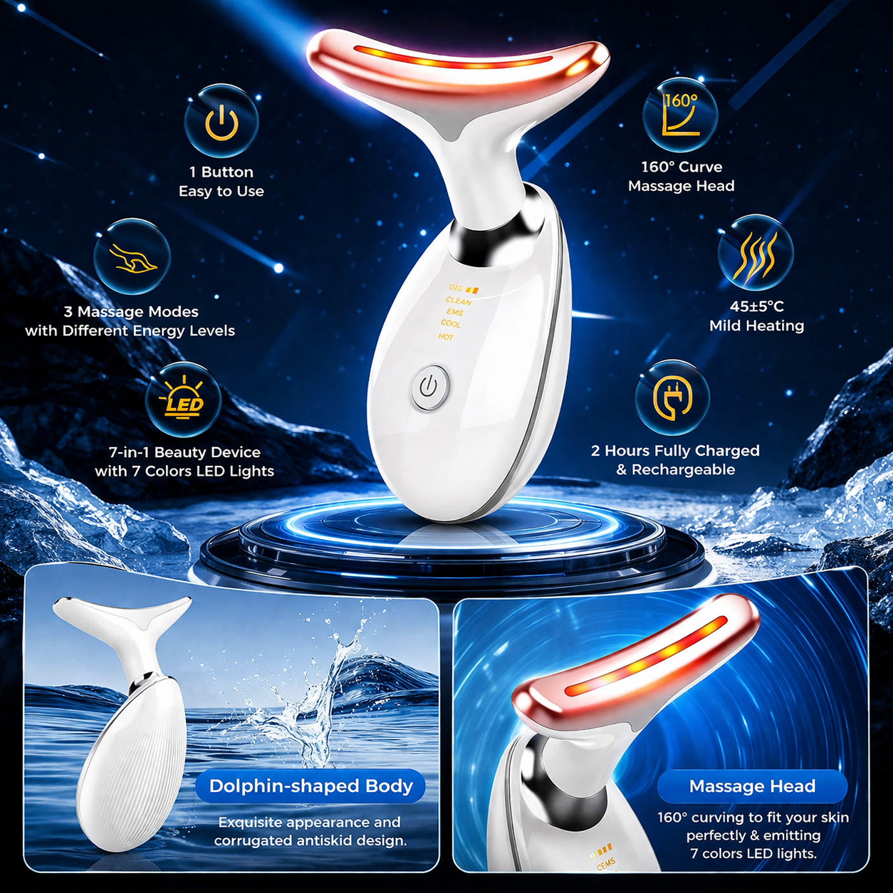 Multifunctional Facial Skin Care Tool