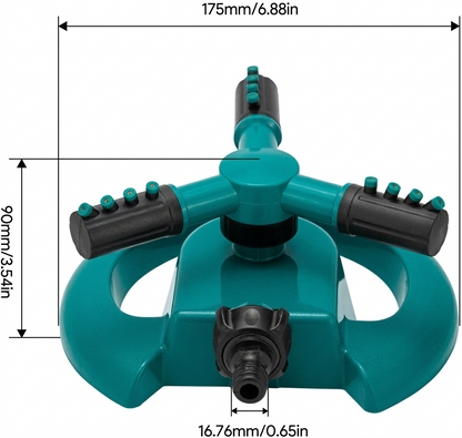 360° Rotation Sprayer Head – Water-Saving Garden Solution