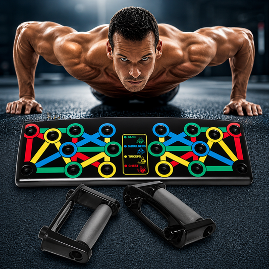 Foldable 14-in-1 Push-Up Board Training System