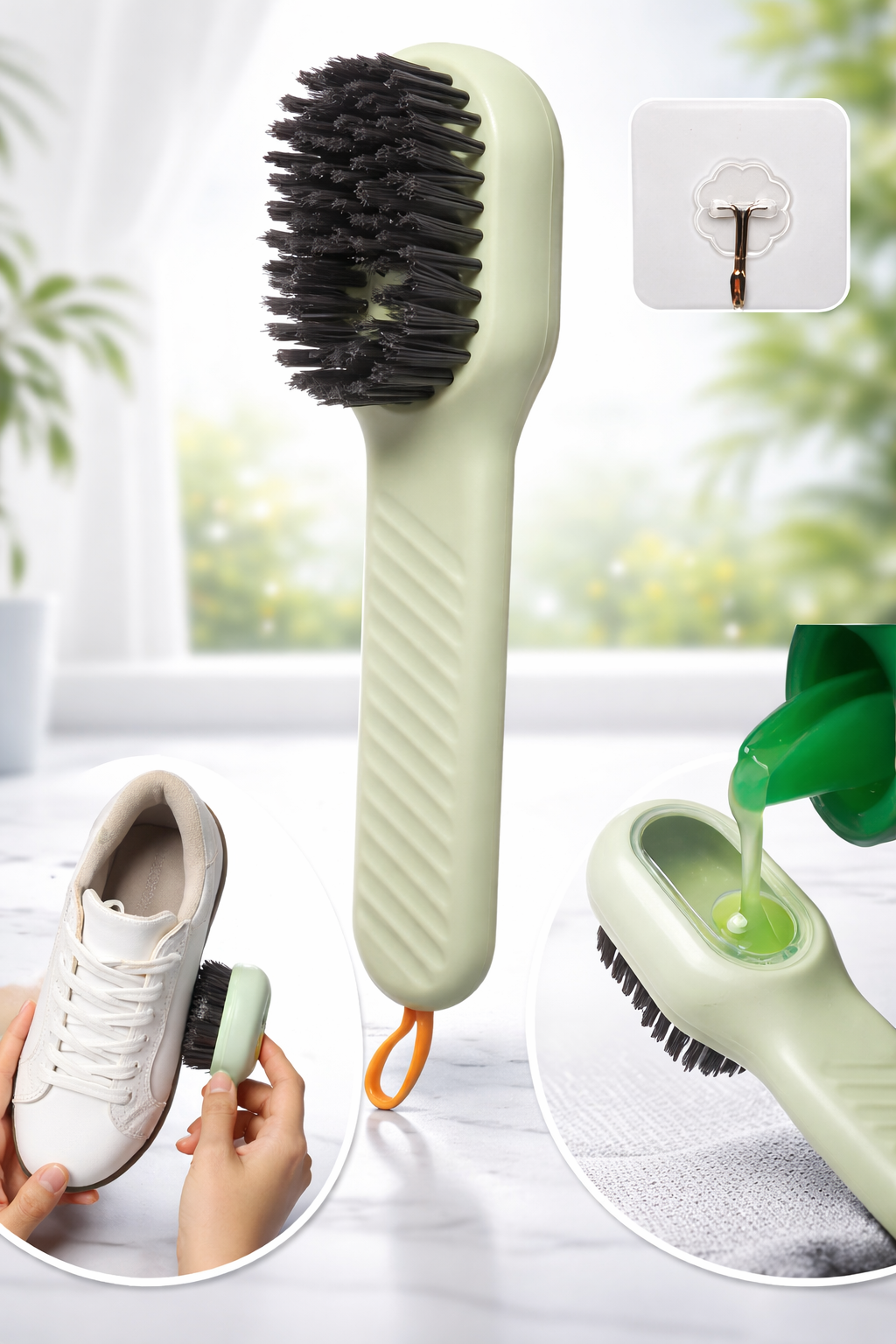Multifunctional Shoe Polishing Brush